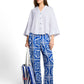 blouse loose fit with linen - 1049825