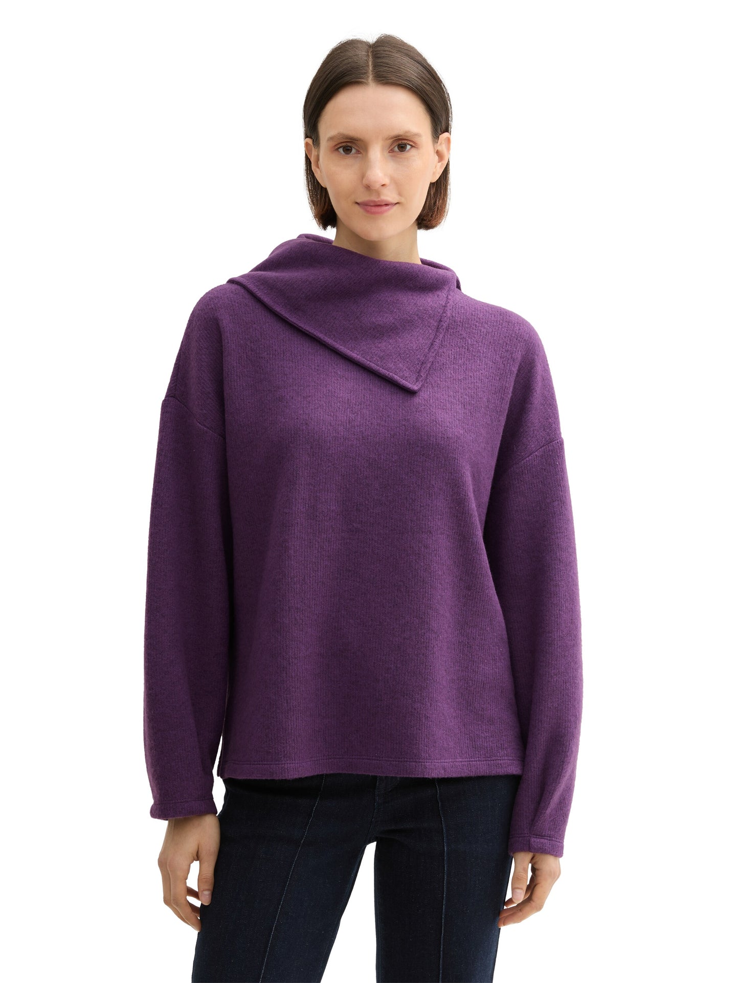 Sweatshirt wide collar - 1044257