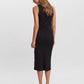 VMLAVENDER SL O-NECK CALF DRESS VMA - 10230437