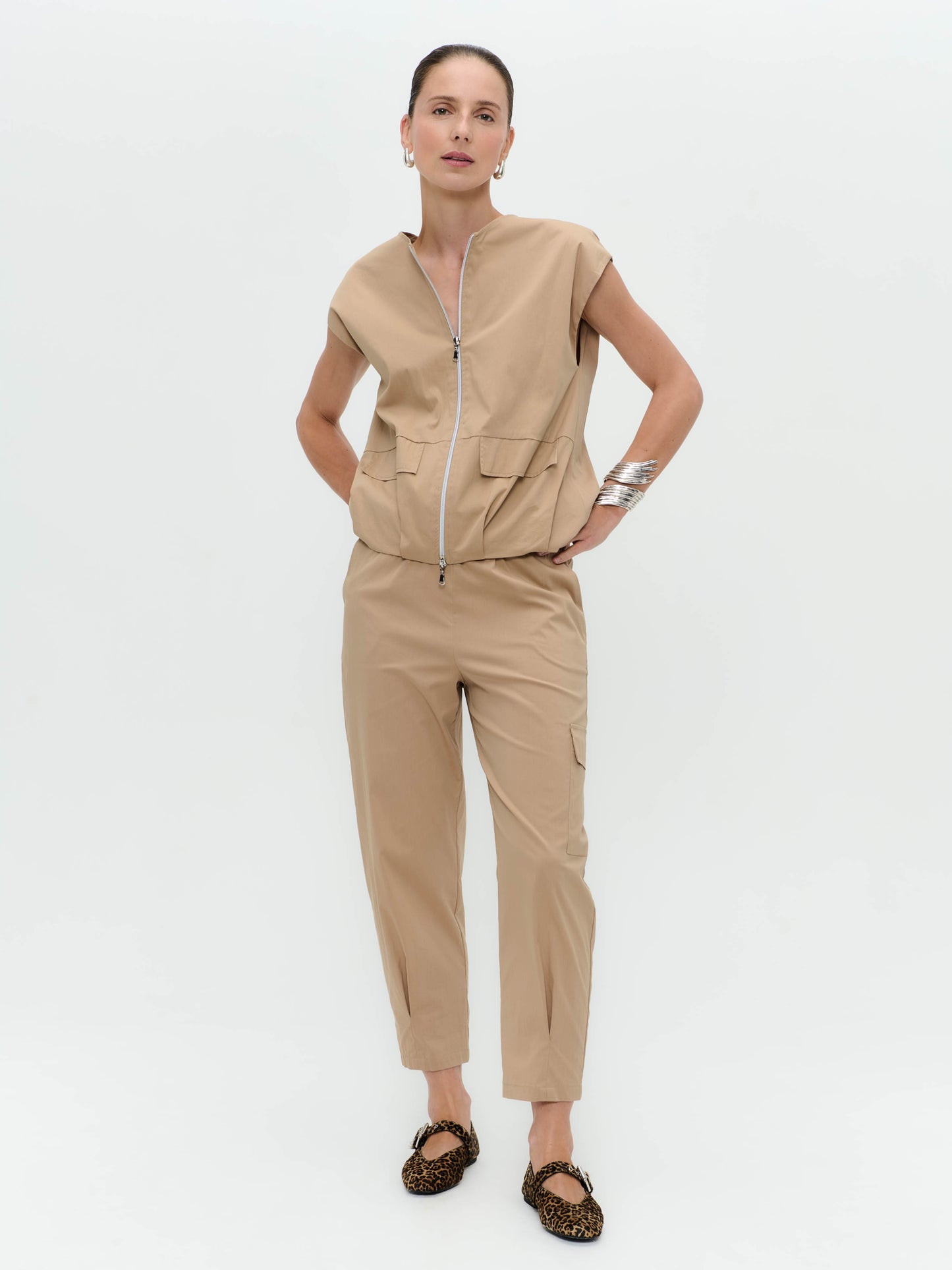 Costante cotton sleeveless jacket - BDC 125Costante