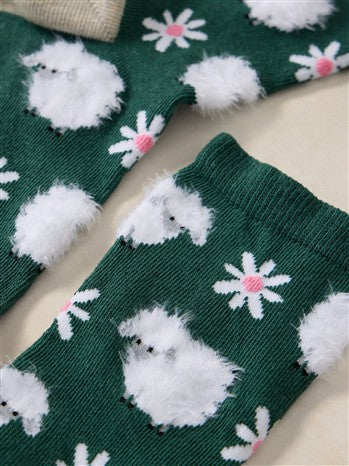 FLUFFY SHEEP ANKLE SOCK - 446844