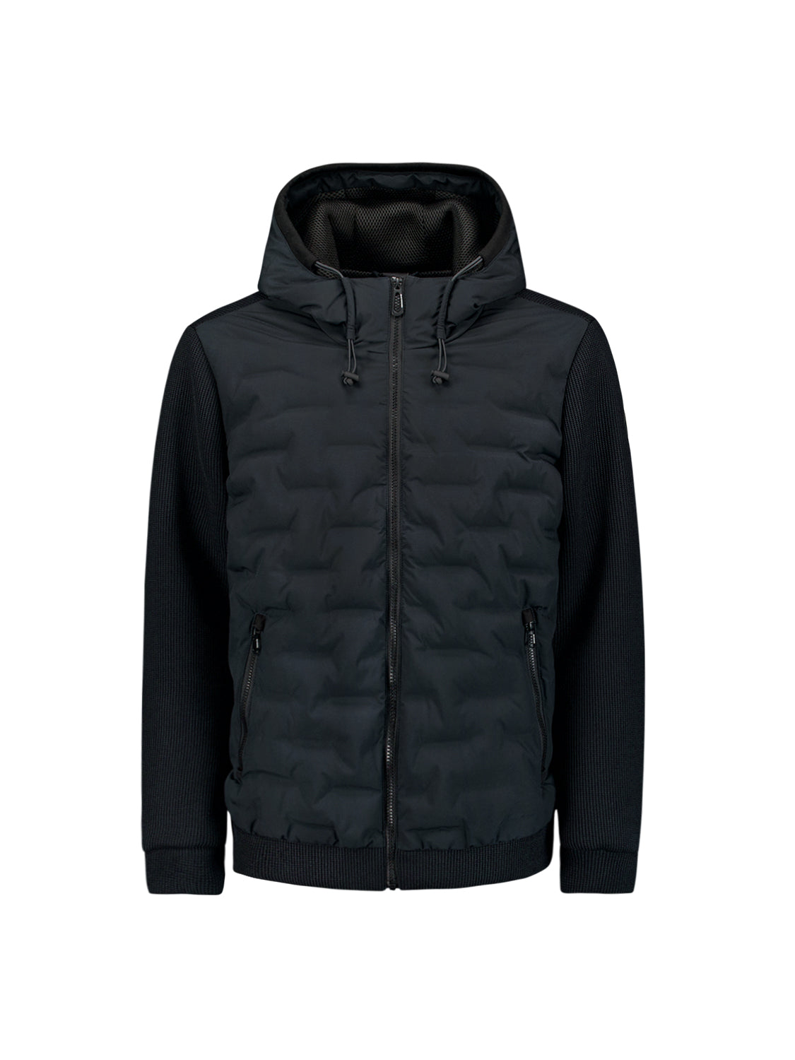 Jacket Short Fit Sealed Hooded Knit - 33630819SN