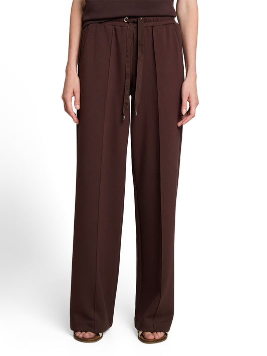 wide leg scuba pants - 1052972