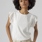 VMTASSA SL FRILL TOP NOOS - 10286067