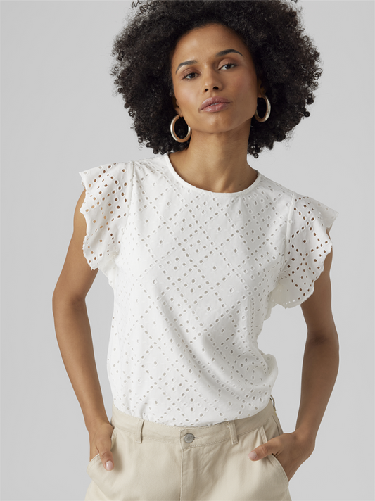 VMTASSA SL FRILL TOP NOOS - 10286067