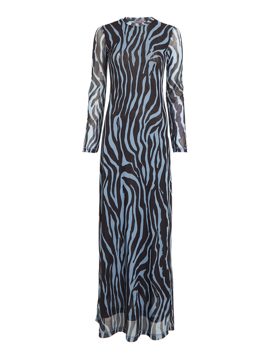 TJW ZEBRA MAXI KNIT DRESS - DW0DW16463