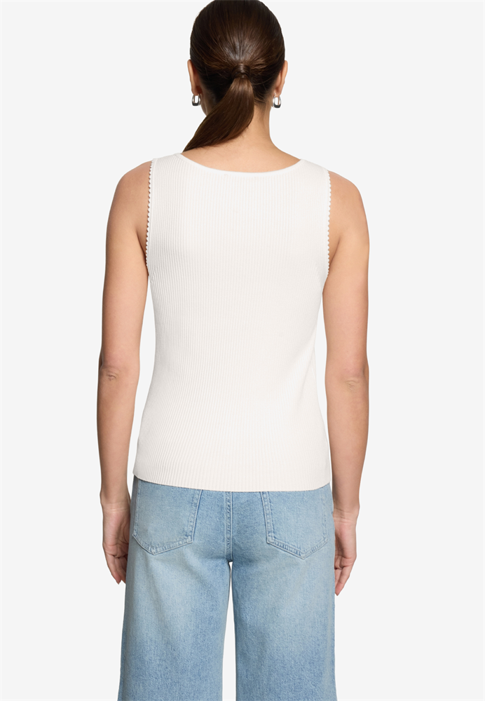 Strickpullover Kurz ohne Arm - 110-10003992