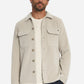 Overshirt Full Button Rib Sweat - 33510826SN