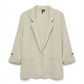 VMJESMILO 3/4 LOOSE BLAZER WVN GA N - 10279700