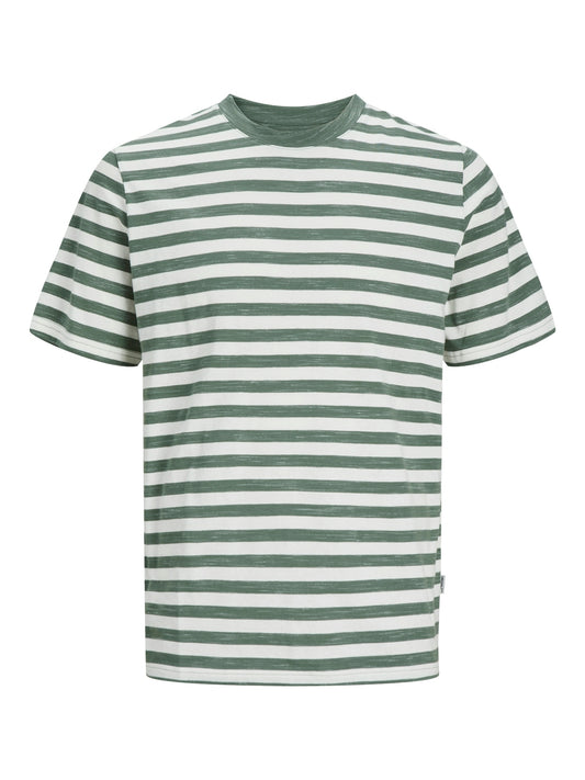 JORTAMPA STRIPE TEE SS CREW NECK - 12252176