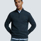 Pullover Half Zip 2 Coloured Melang - N2185