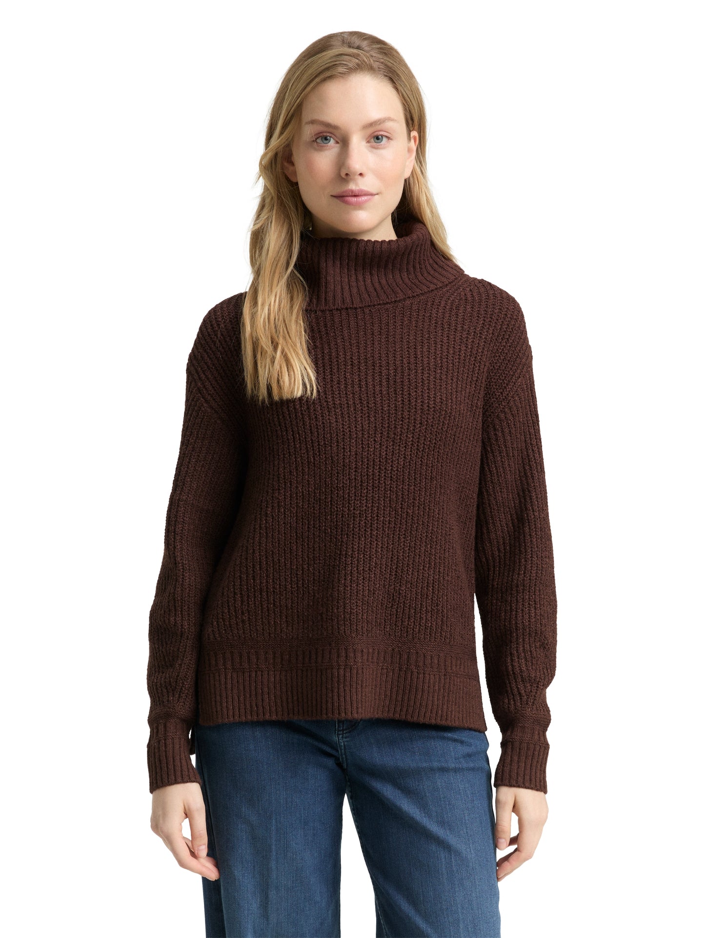 knit turtleneck pullover - 1049137