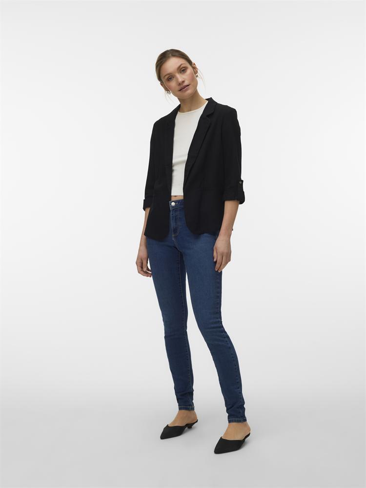 VMJESMILO 3/4 LOOSE BLAZER WVN NOOS - 10279700