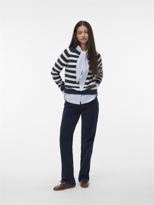 VMDOFFY LS O-NECK BLOUSE GA NOOS - 10201022