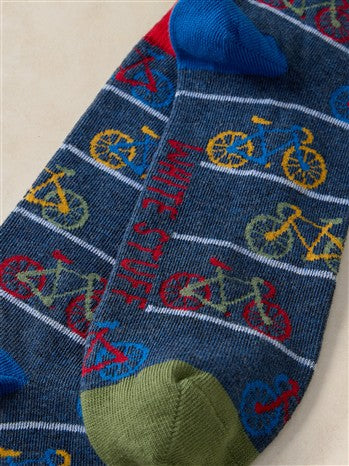 ALL OVER BIKE ANKLE SOCK - 446800
