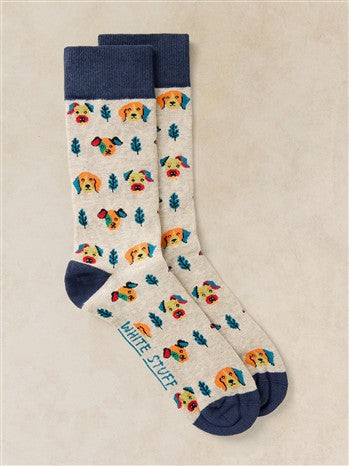 DOG FACES ANKLE SOCK - 446783