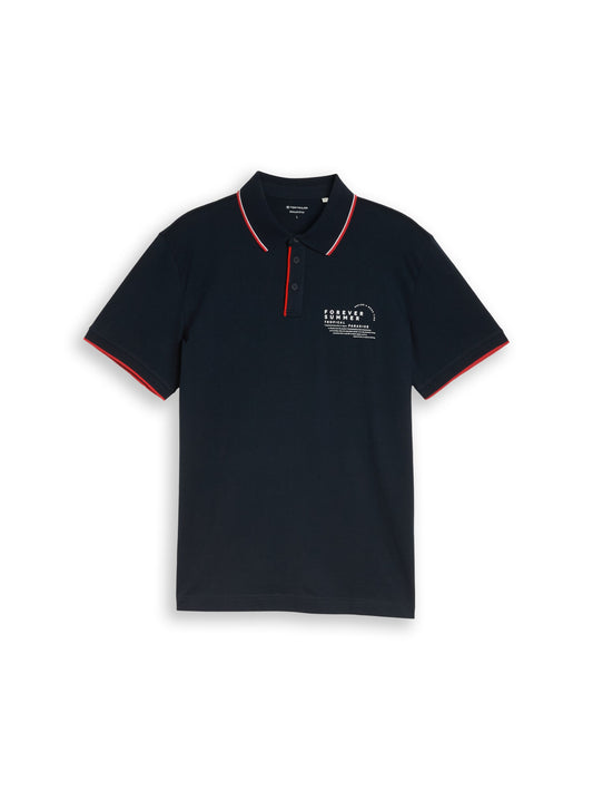 printed polo - 1053338