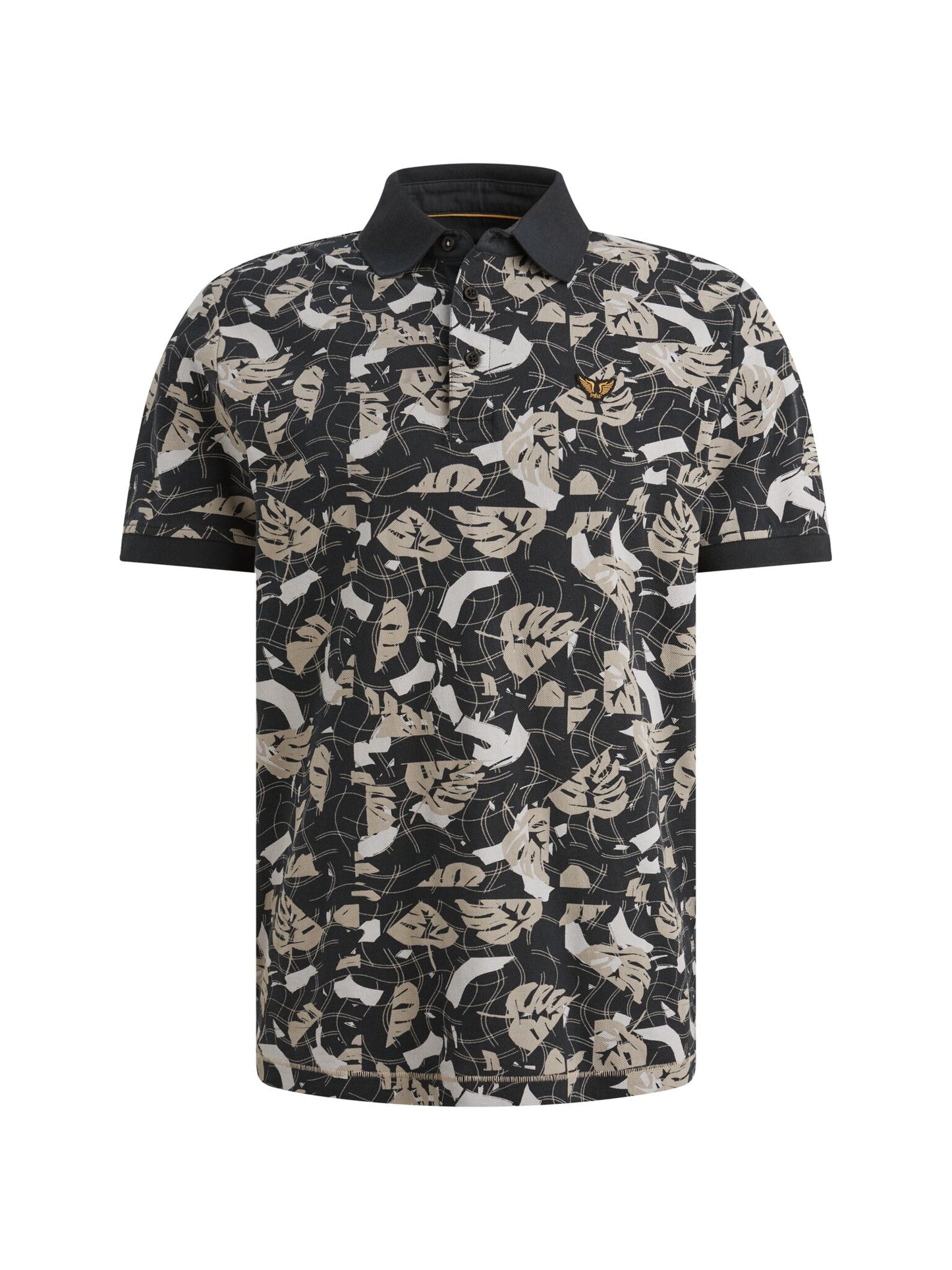 Short sleeve polo printed fine piq - PPSS2604879
