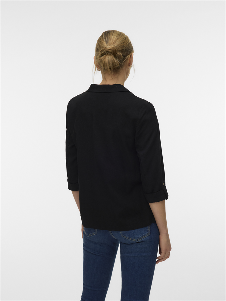 VMJESMILO 3/4 LOOSE BLAZER WVN NOOS - 10279700
