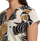 blouse printed shortsleeve - 1045238