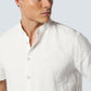 Shirt Short Sleeve Granddad Linen S - 23480337SN