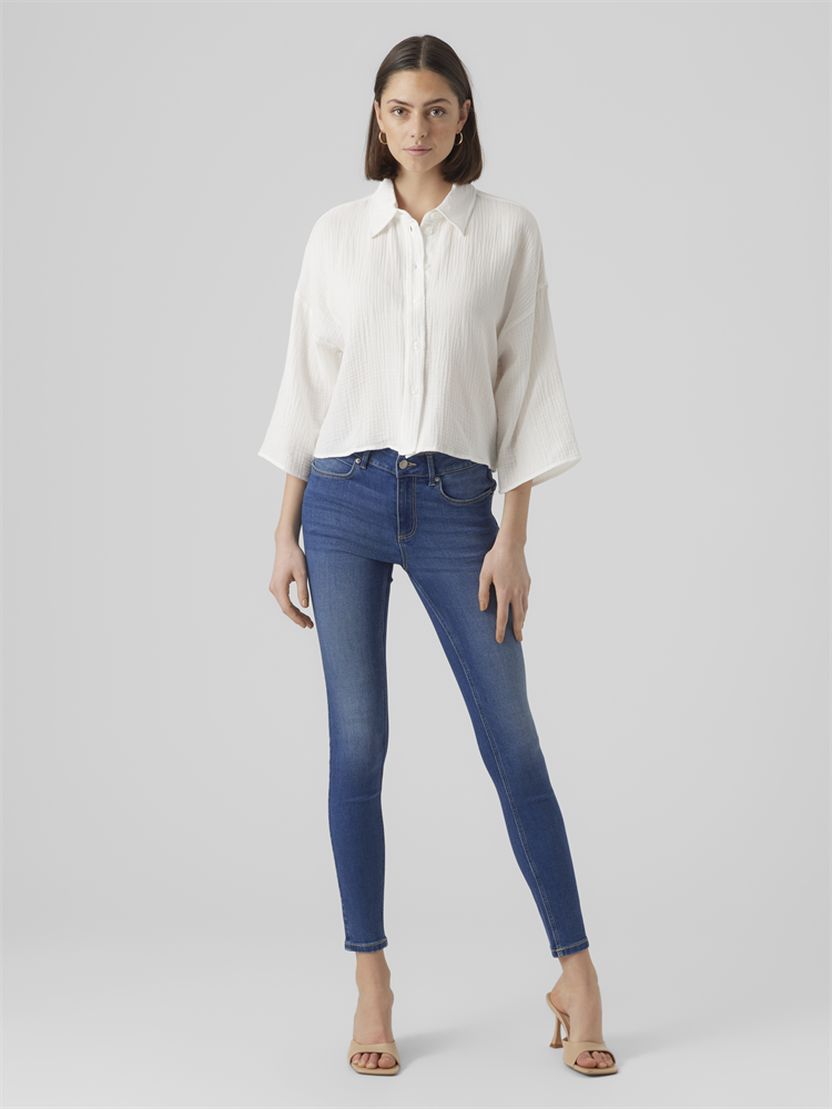 VMNATALI CROP SHIRT WVN NOOS - 10279685