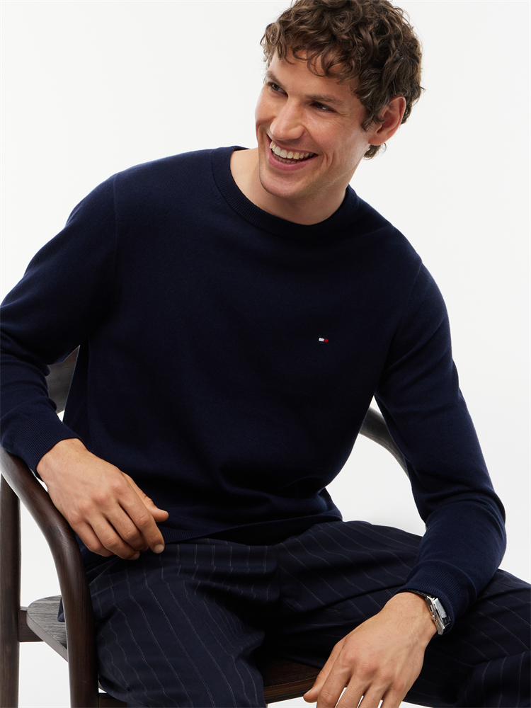 PIMA ORG CTN CASHMERE CREW NECK - MW0MW28046