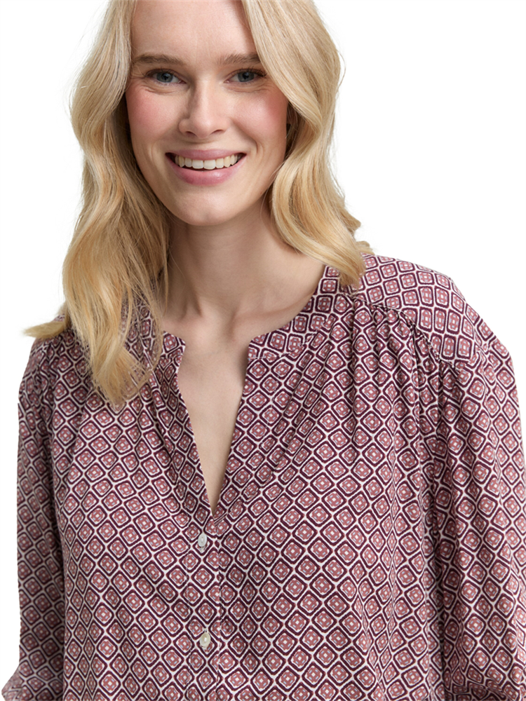 blouse printed longsleeve - 1047584