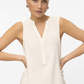 VMBELLA SL V-NECK TOP WVN GA NOOS - 10326002