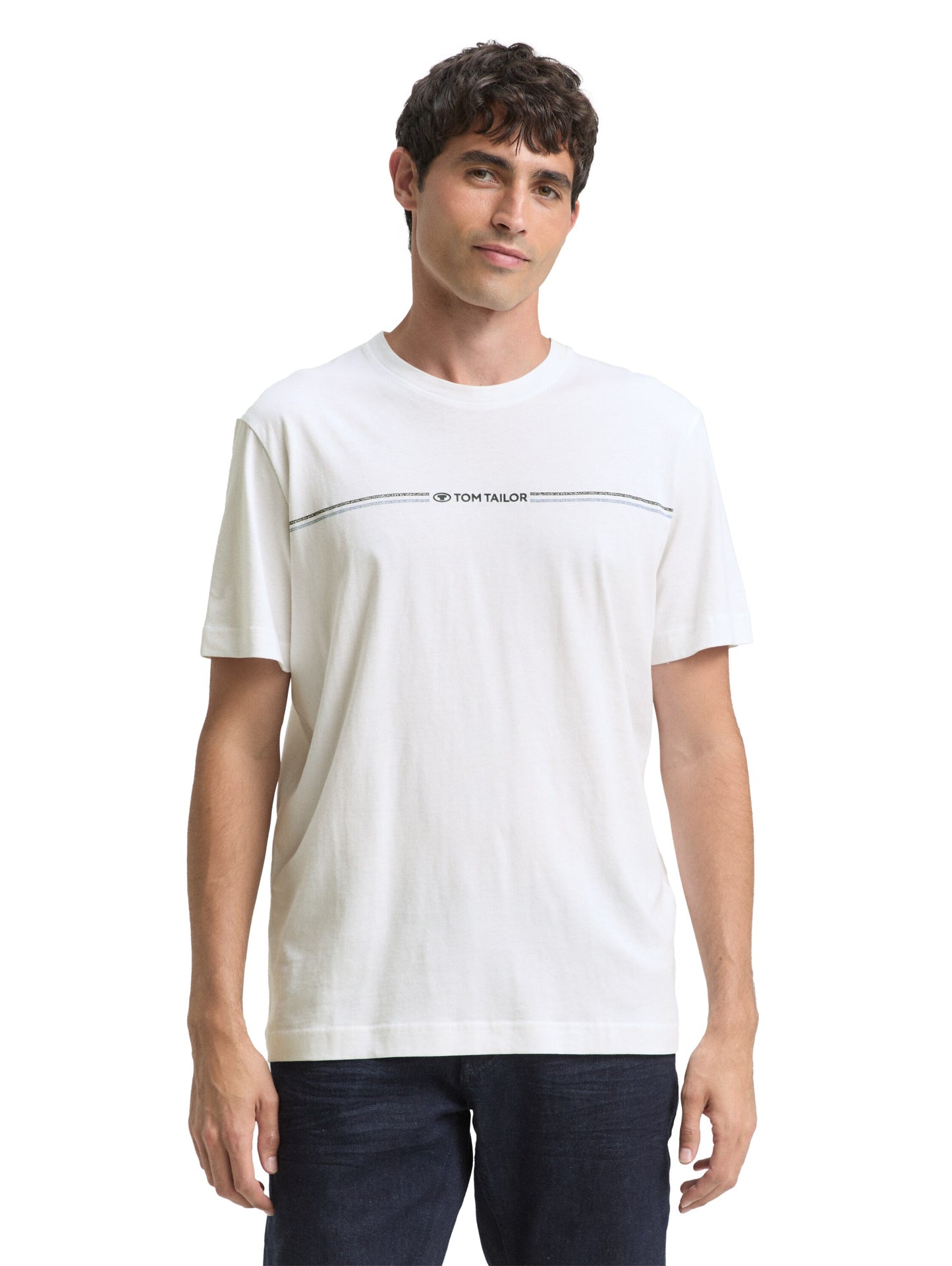 printed crewneck t-shirt - 1037803