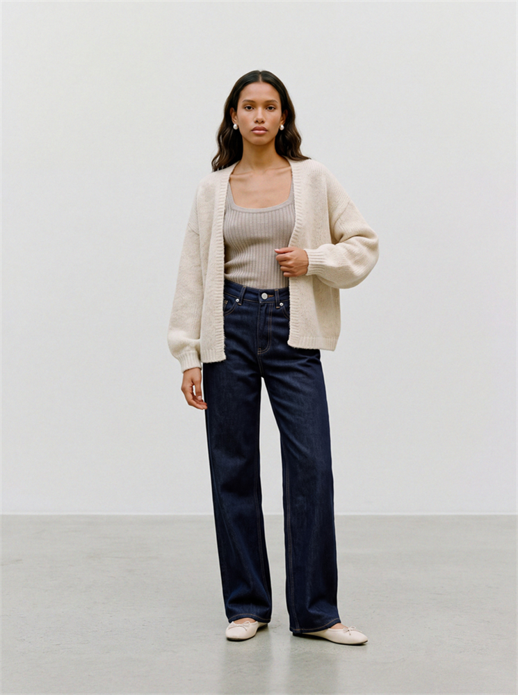 VMMAYBE LS OPEN CARDIGAN NOOS - 10273101