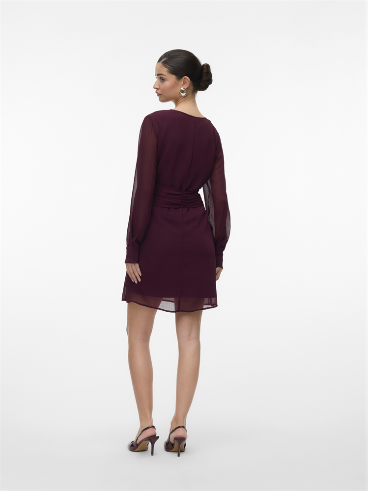 VMPEARL LS SHORT DRESS WVN - 10335451