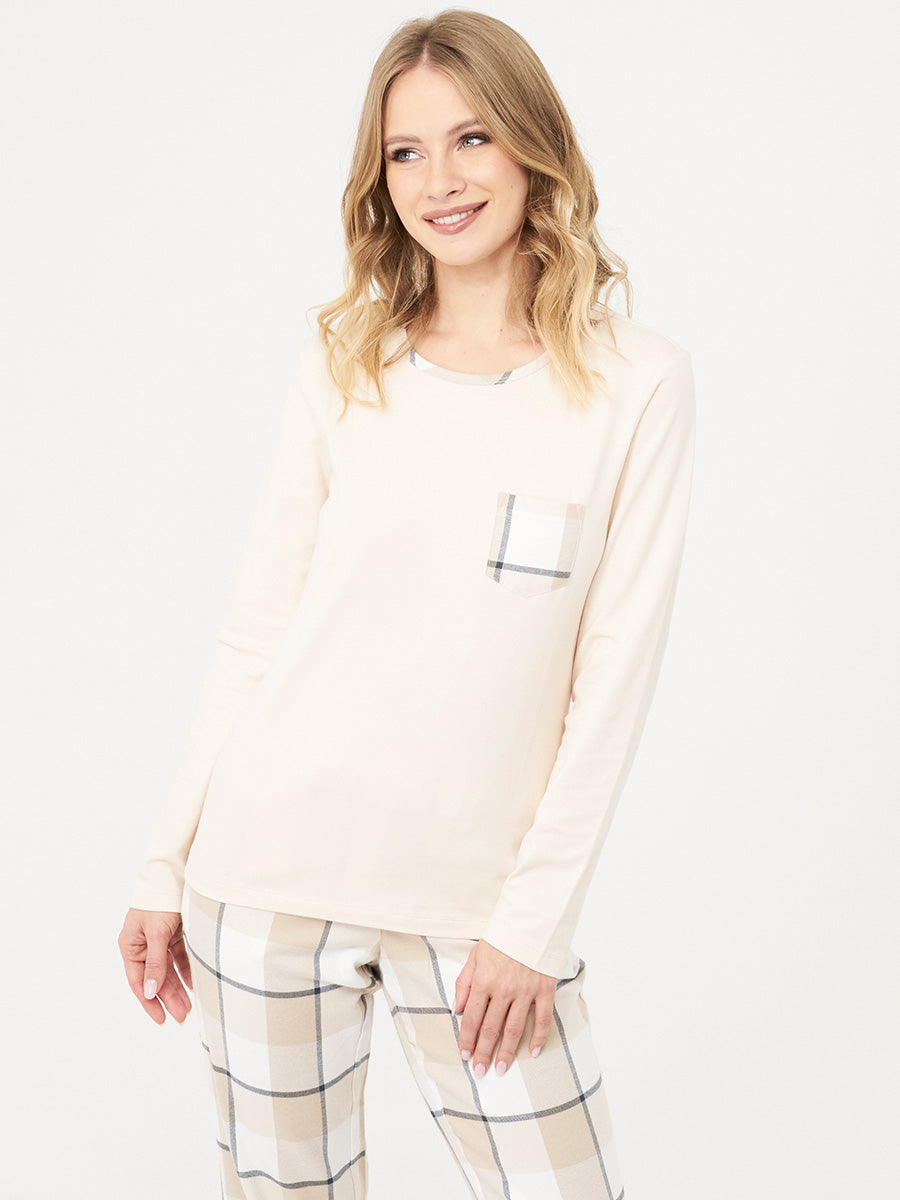 Pyjama Langbein Langarm - 100647010000