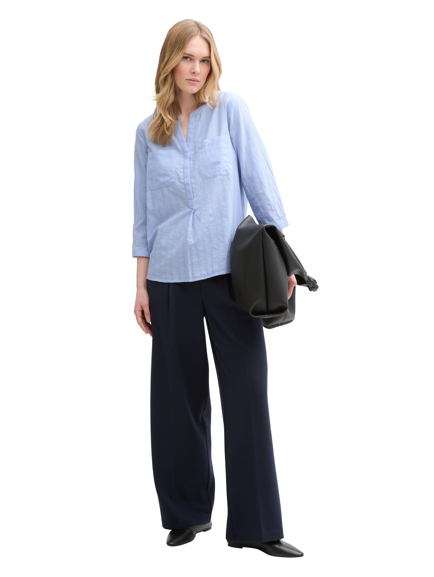 blouse casual chambray - 1045249