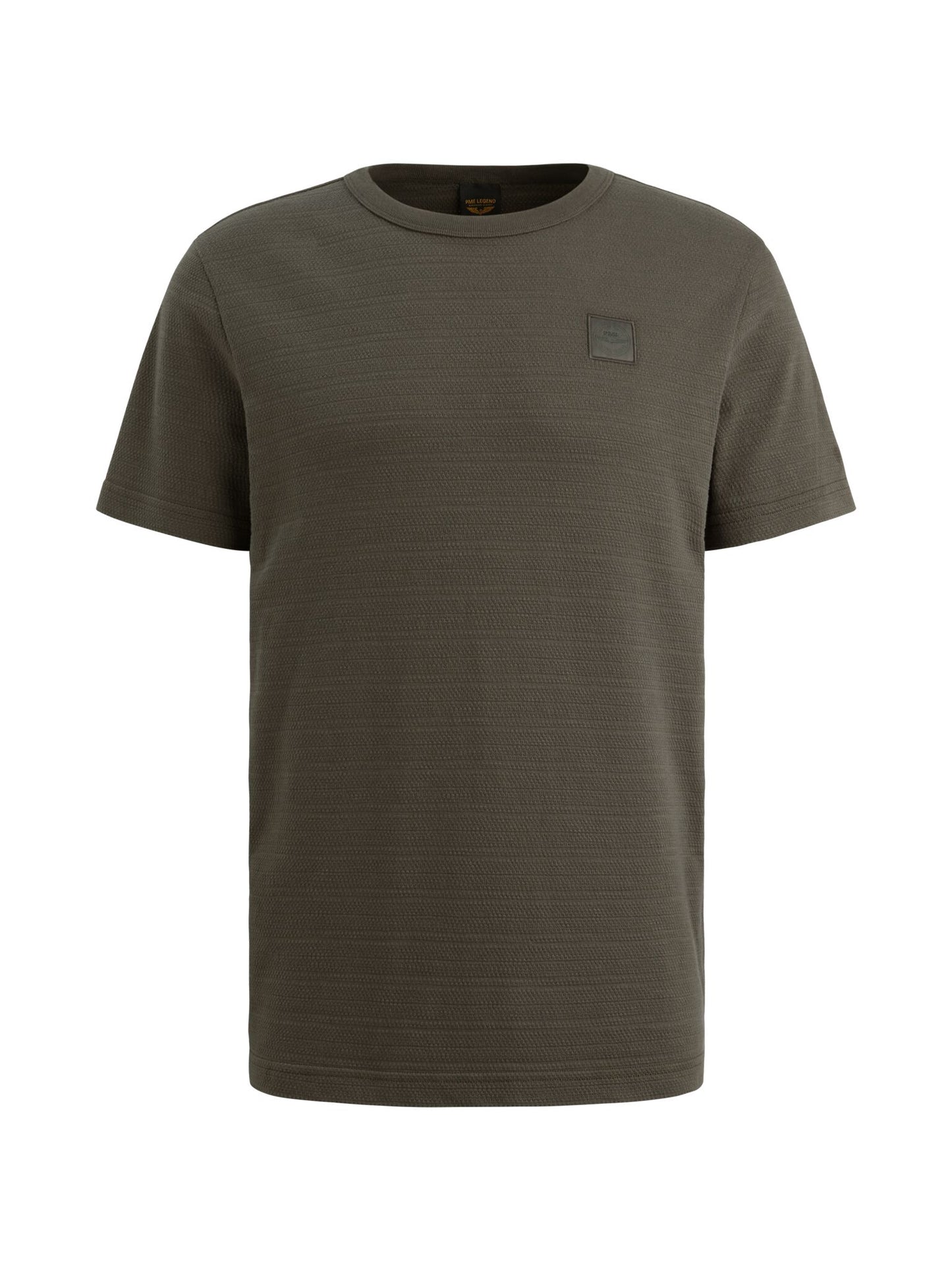 Short sleeve r-neck jacquard strip - PTSS2602563