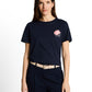 T-shirt basic crew neck print - 1050414