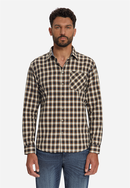 Shirt Yarn Dyed Check, Herringbone - 33490996