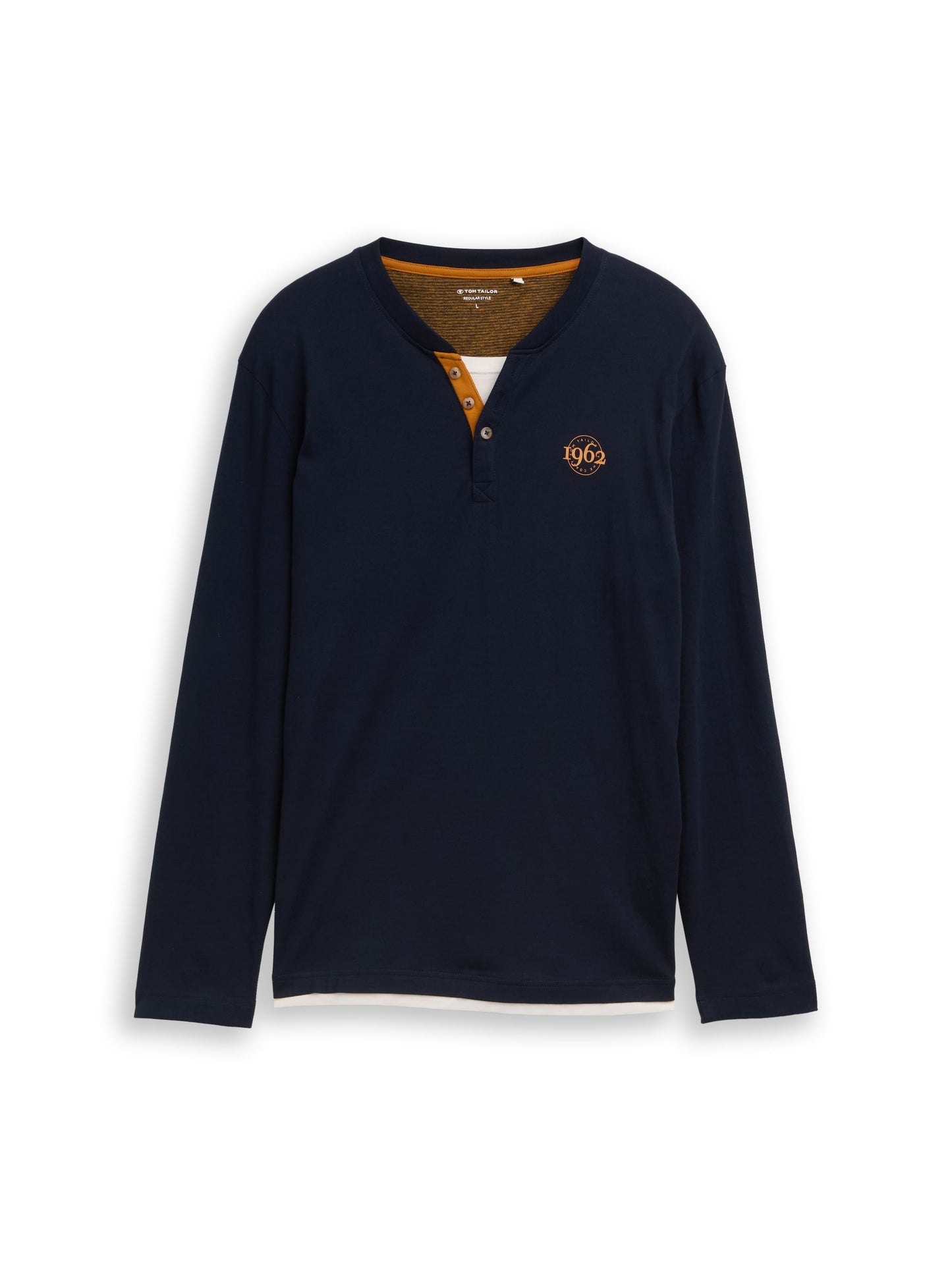 detailed longsleeve serafino - 1048628