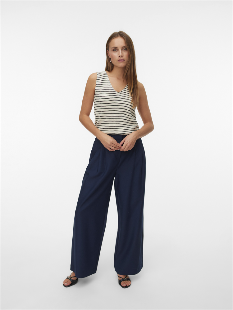 VMOHIA SL V-NECK TOP JRS - 10341559