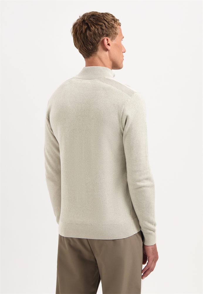 Pullover Half Zip Plated Structure - 29230813SN