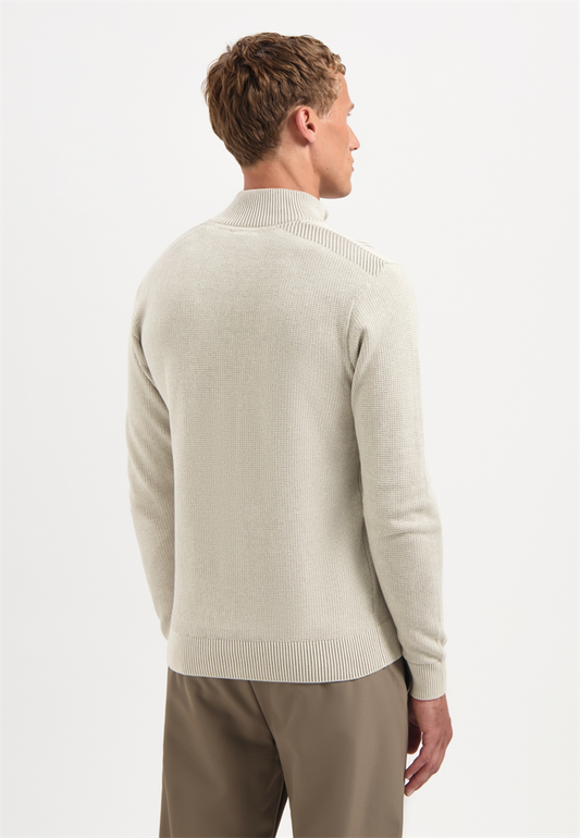 Pullover Half Zip Plated Structure - 29230813SN