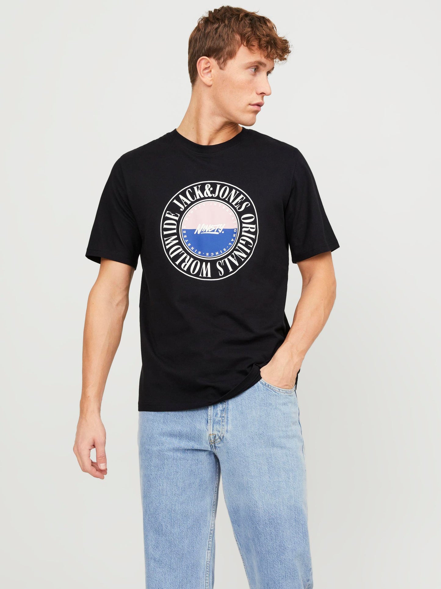 JORCOBIN TEE SS CREW NECK LN - 12250411