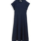 dress with rib collar - 1051246