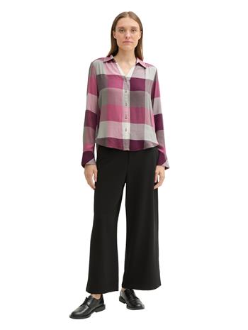 checked blouse - 1043208