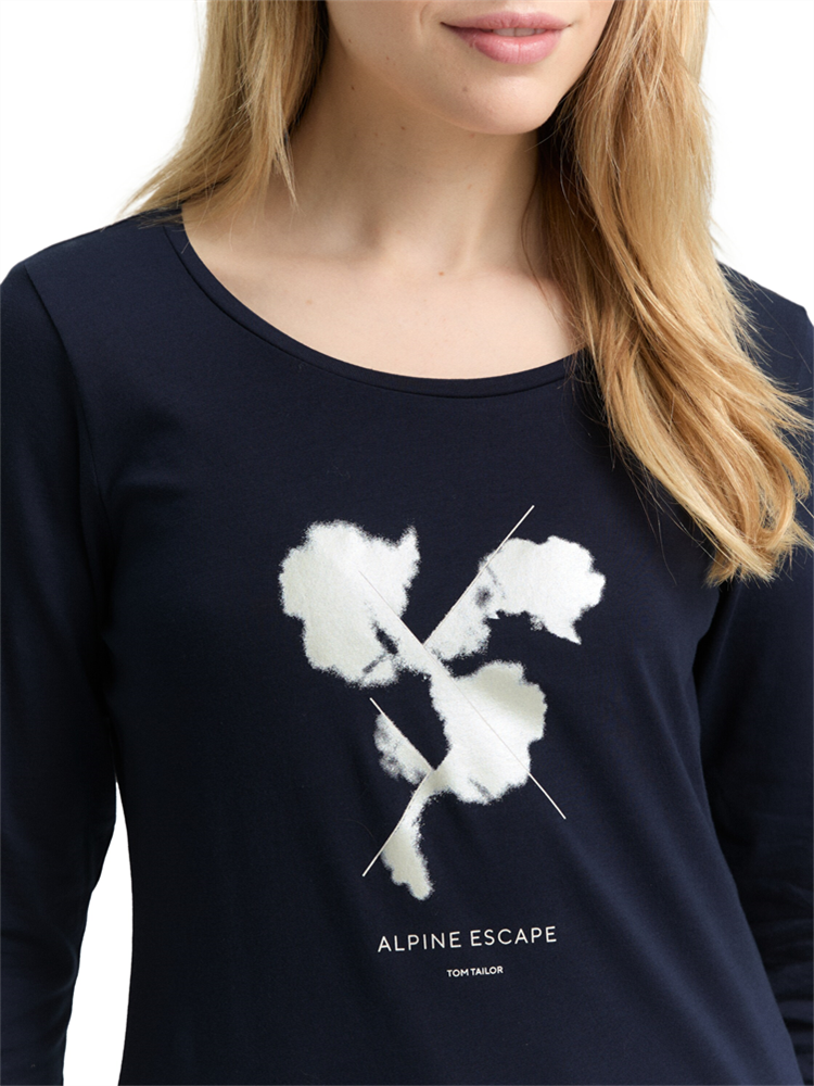 T-shirt crew neck frontprint - 1050751