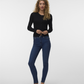 VMWONDER LACE LS O-NECK CARDIGAN NO - 10346457