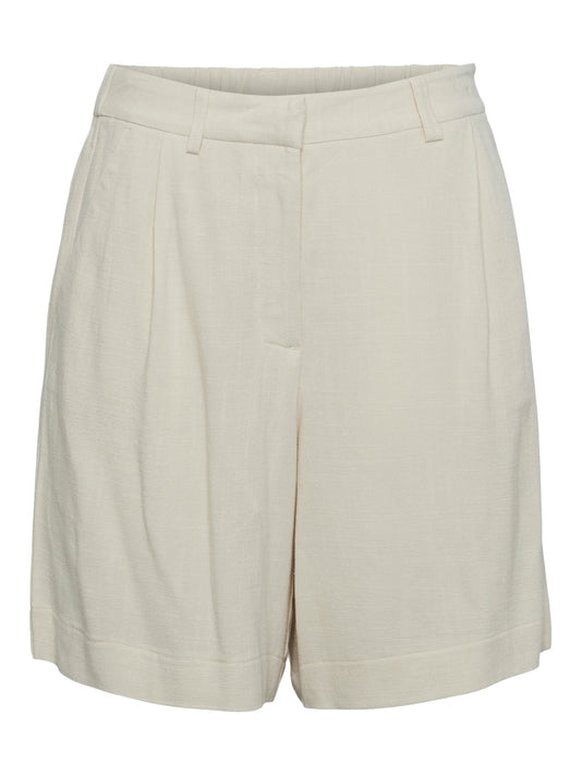 PCVINSTY HW LINEN BERMUDA SHORTS - 17138043