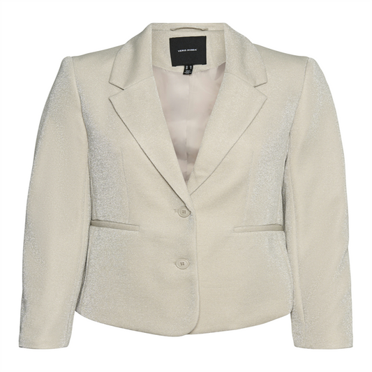 VMSHALI LS FITTED SHINY BLAZER - 10318742