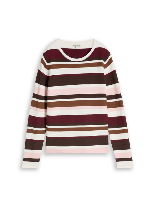 knit structure crewneck - 1052023