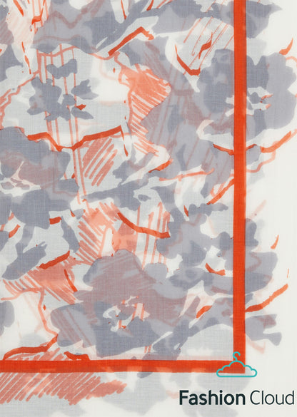 Scarf, woven, cotton-modal, various - 403819502041